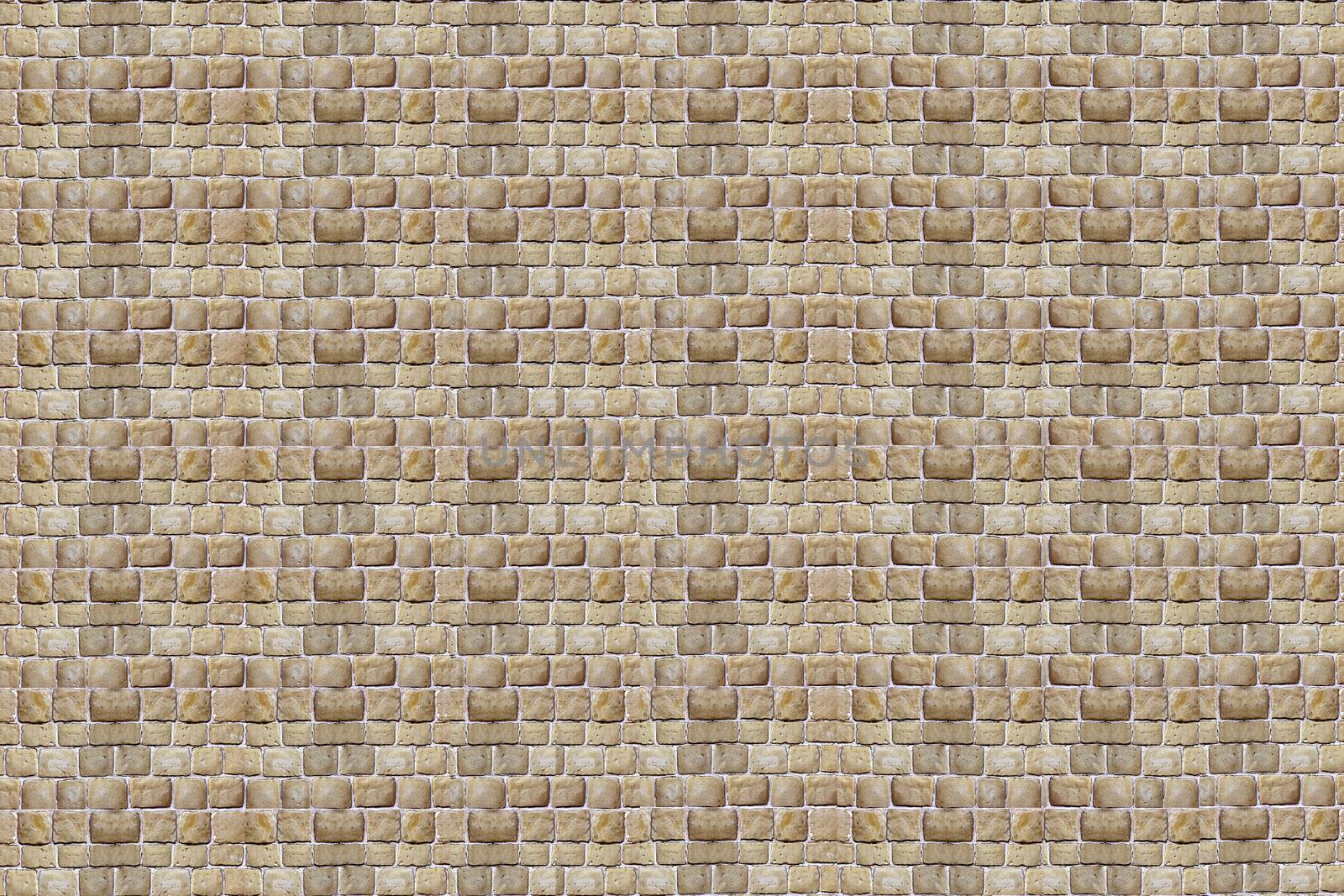 rows of tiles to create a driveway or a stone wall