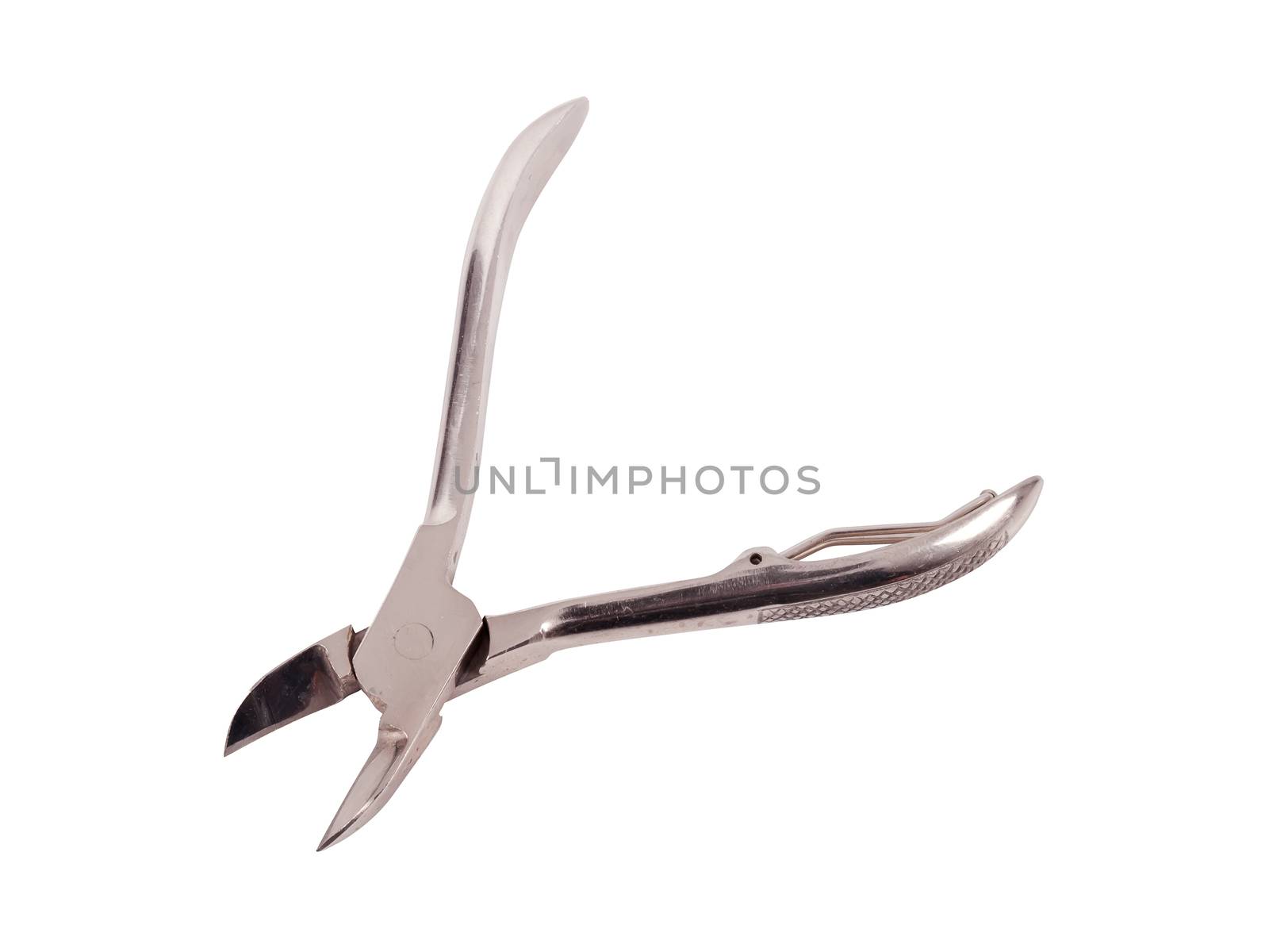 nail clippers isolated on white background