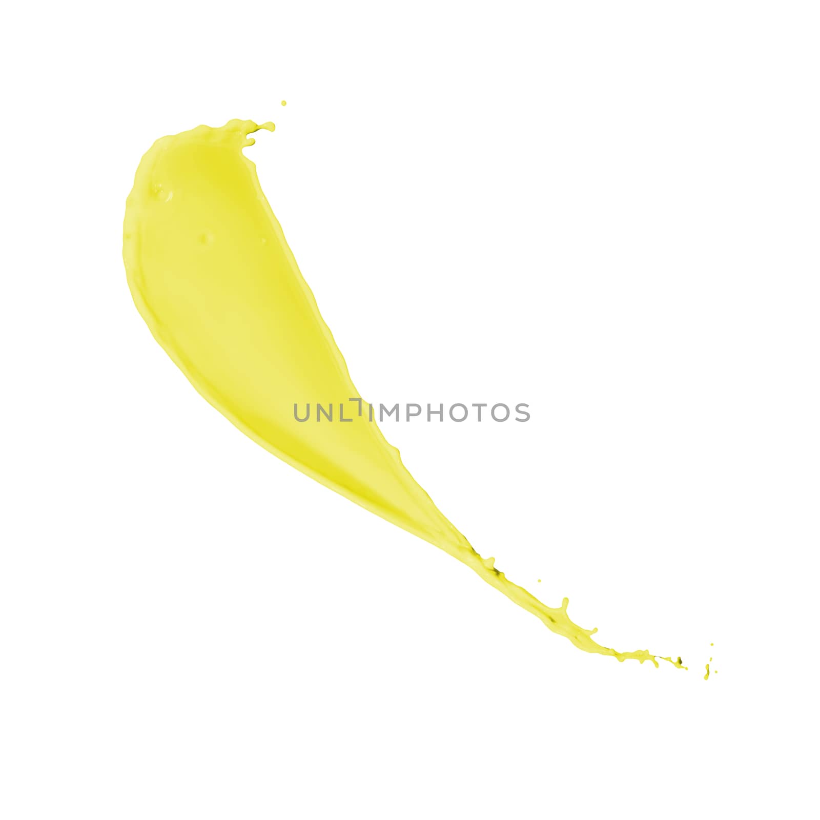 yellow paint splash by adam121