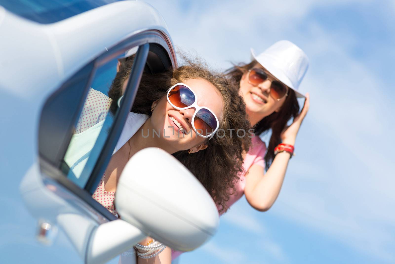 young attractive woman in sunglasses by adam121