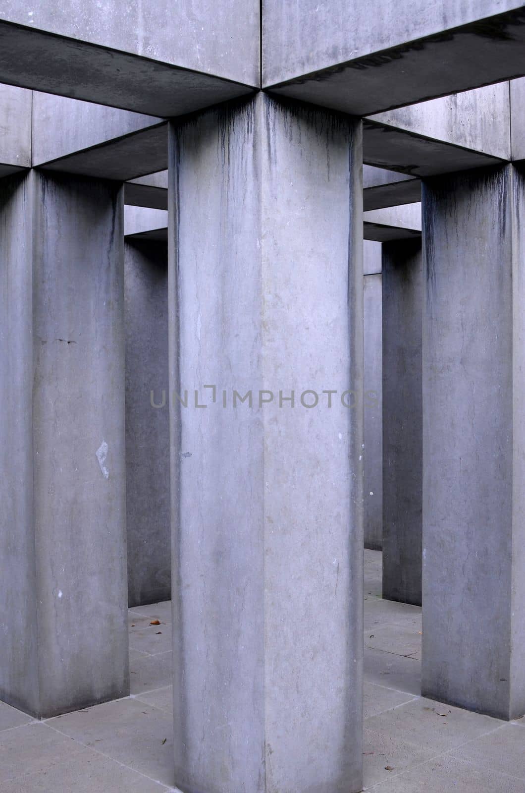 A detail of a modern artwork in a park in Antwerp.