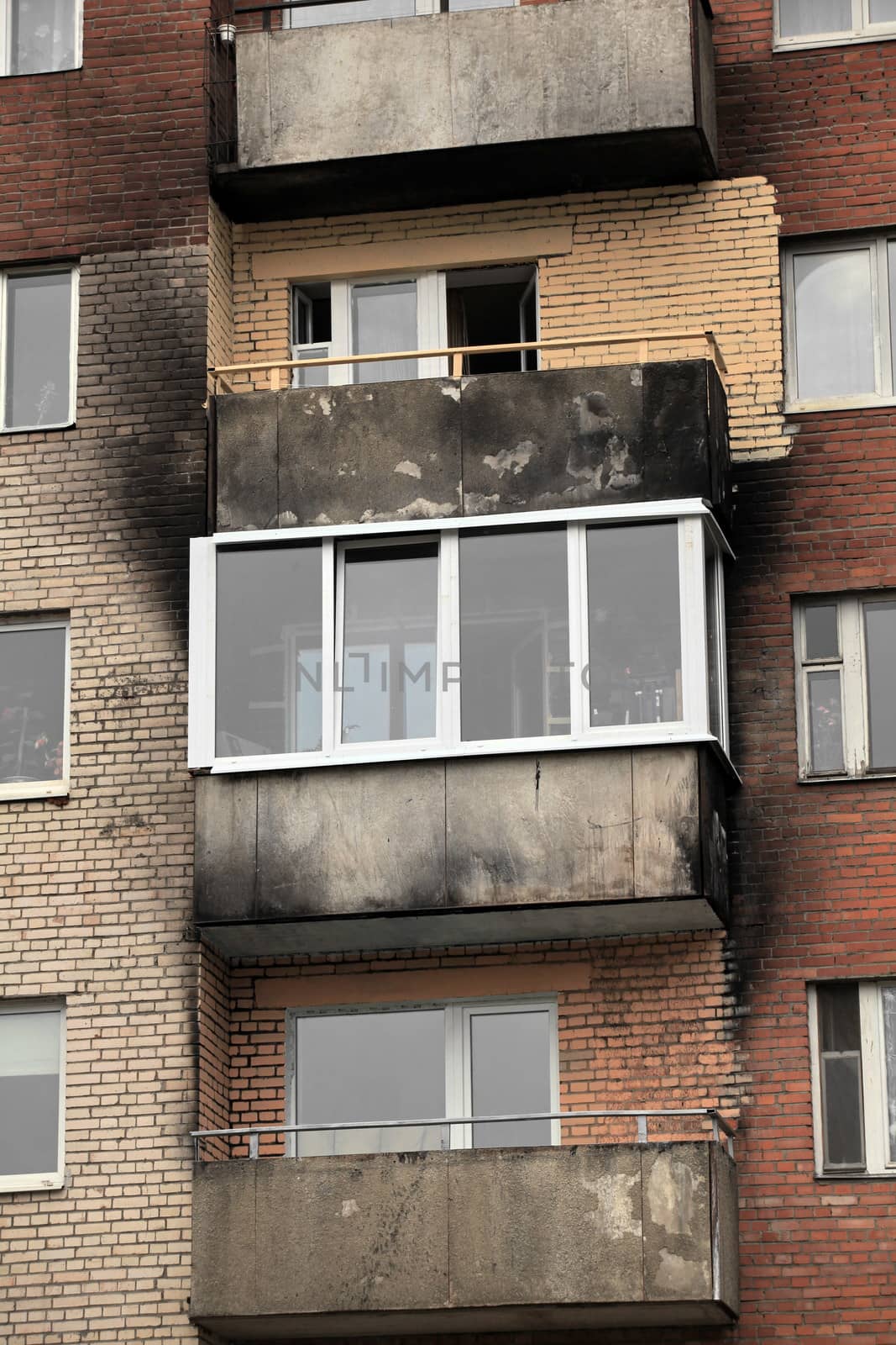 after a fire in an apartment house
