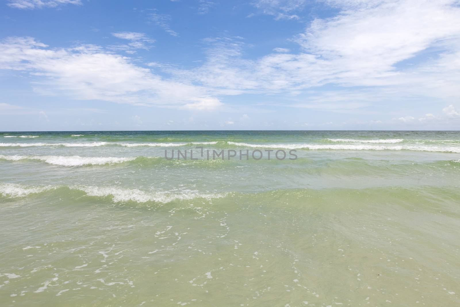 Siesta Key Beach is located on the gulf coast of Sarasota Florida with powdery sand. 