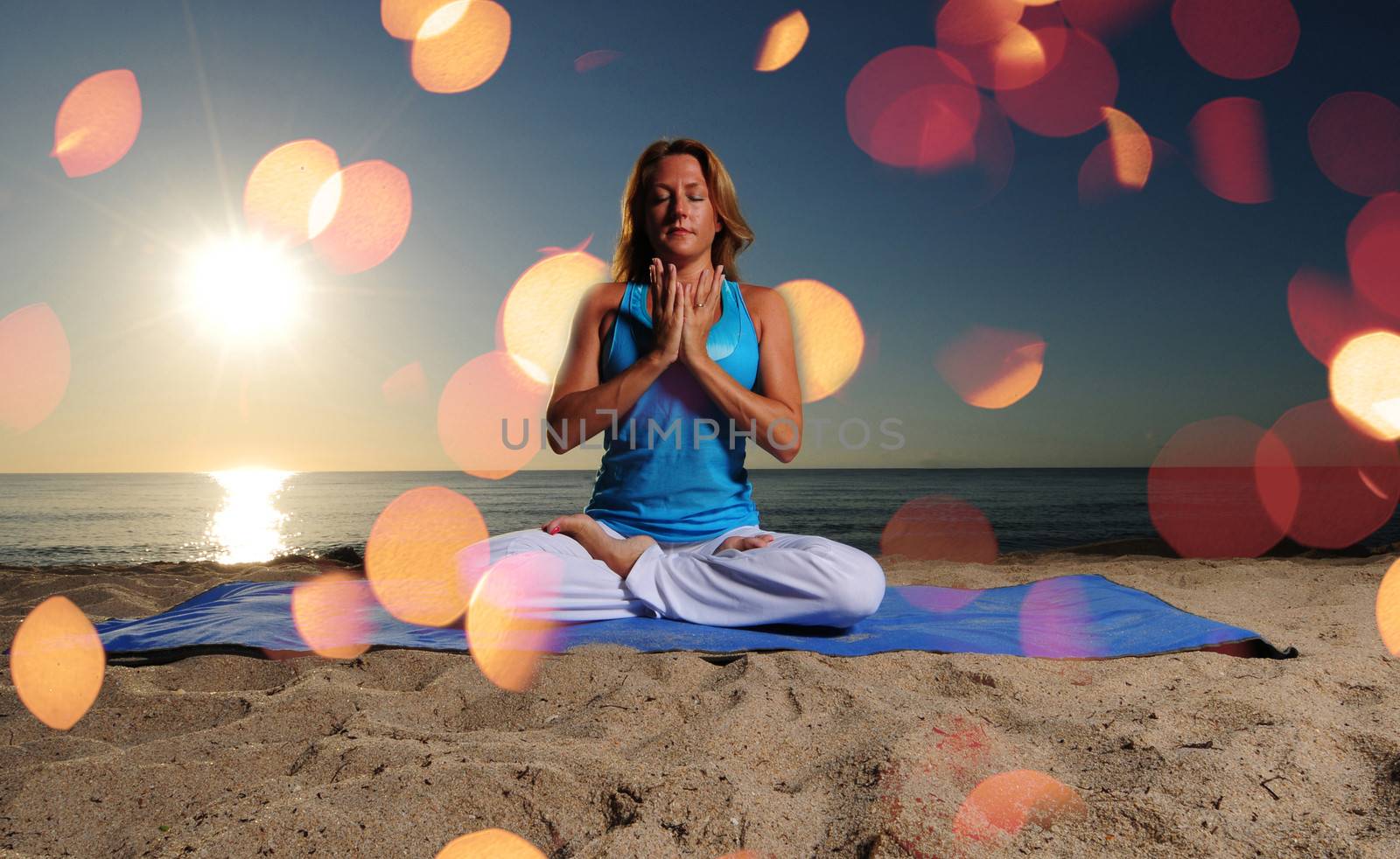 full lotus yoga position and meditation