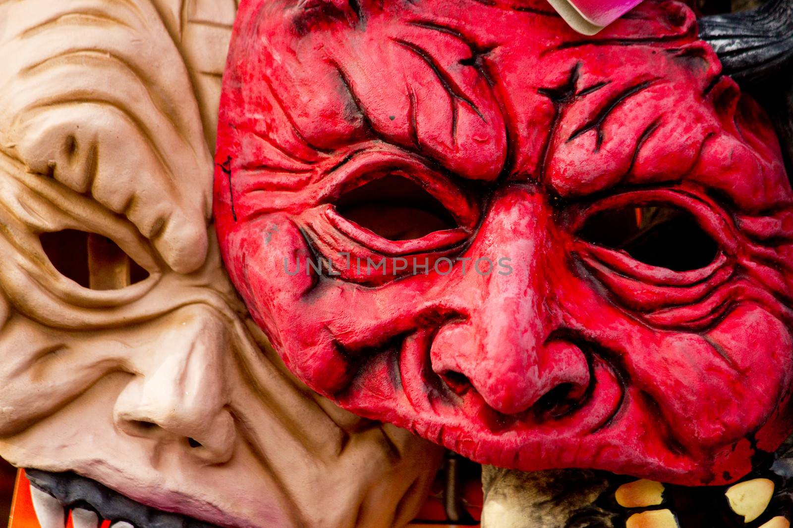 Horror mask of Halloween