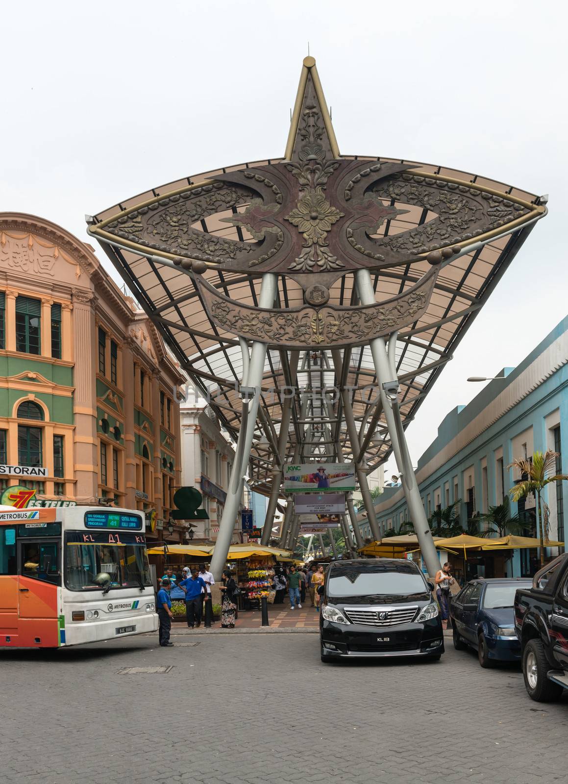 Entrance in Kuala Lumpur Central Market  by iryna_rasko