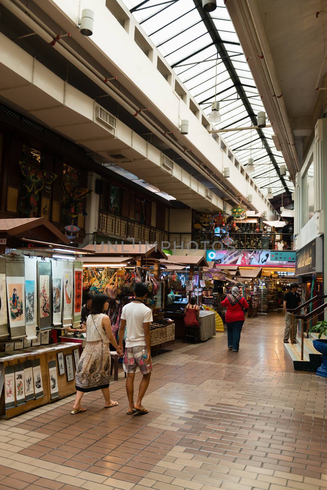 Kuala Lumpur Central Market interior by iryna_rasko