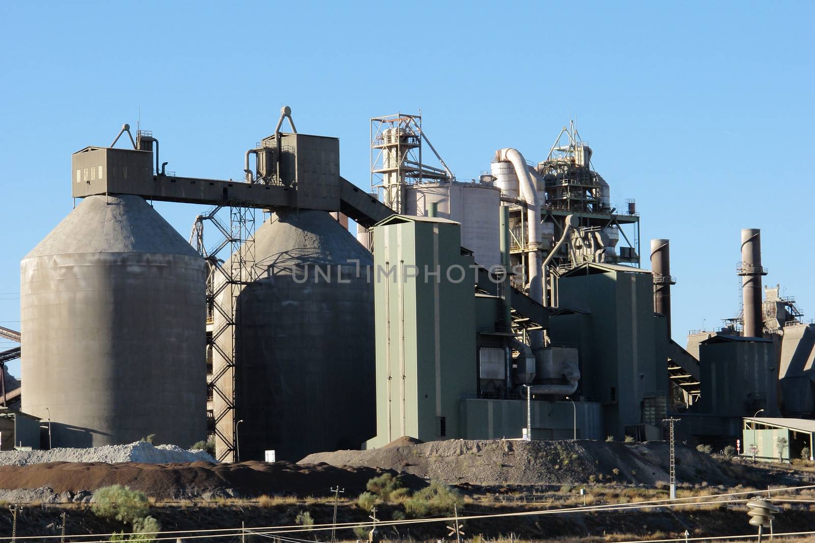 old and dirty cement manufacture