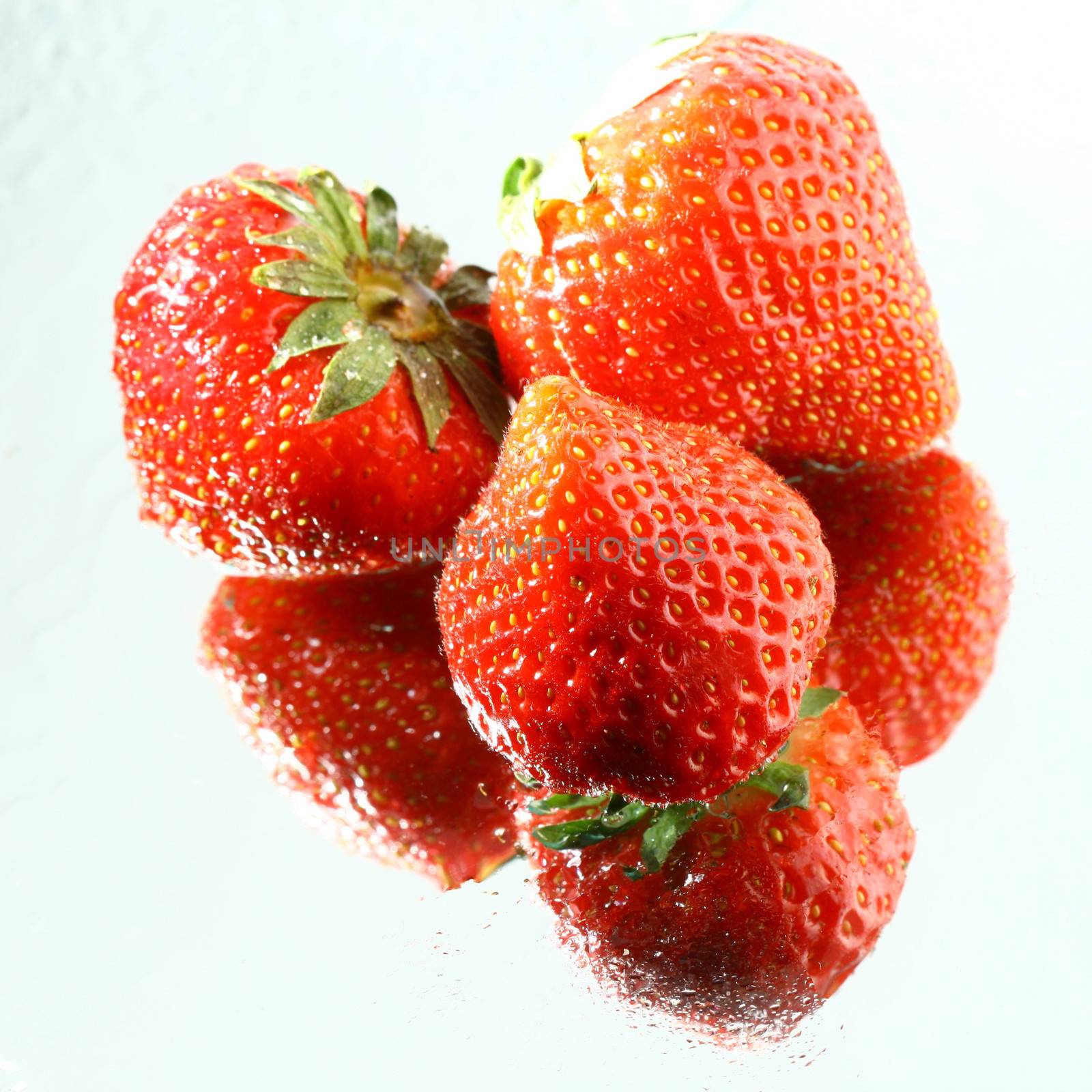 strawberry isolated on white background