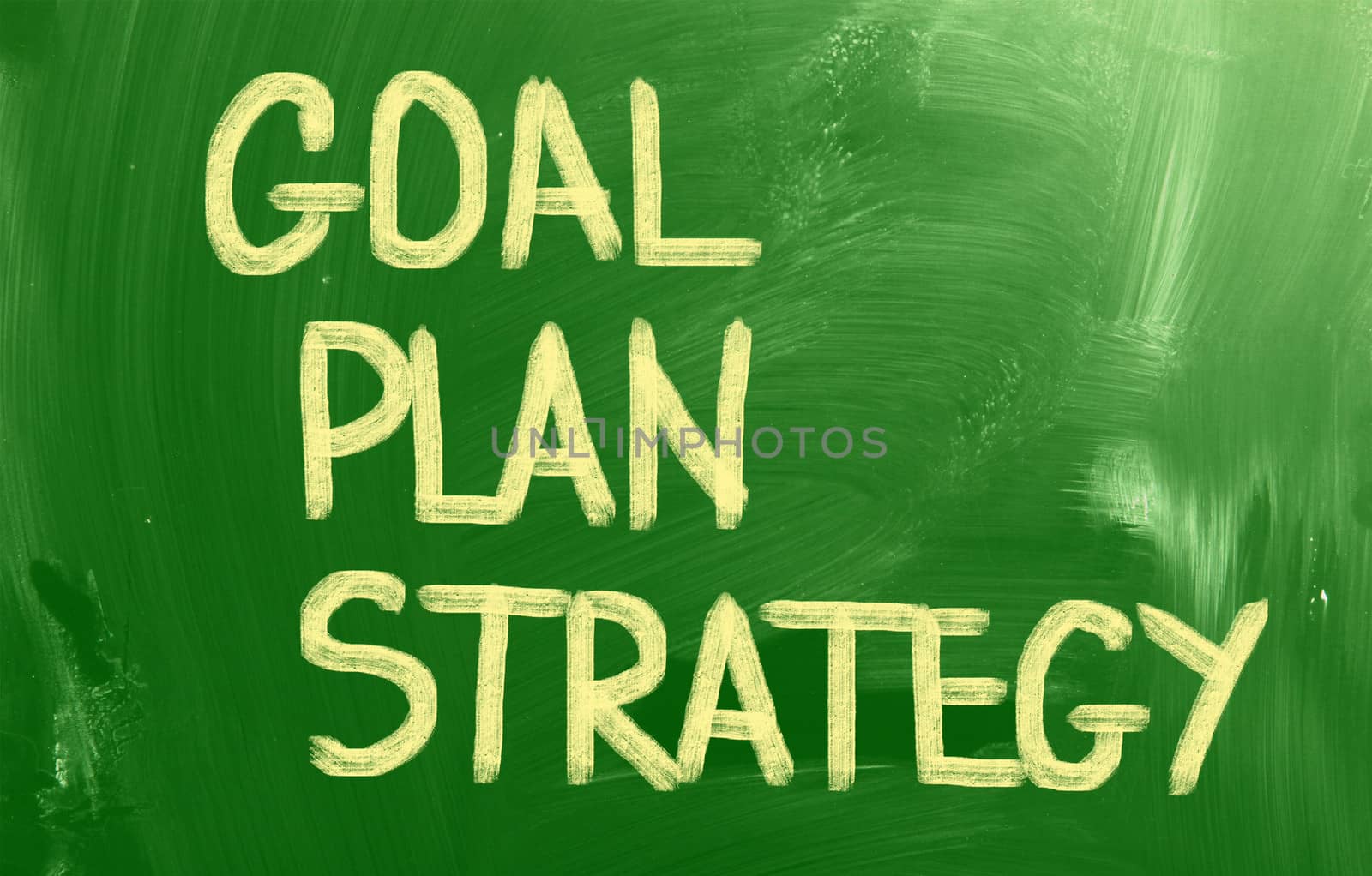 Plan Goal Strategy Concept