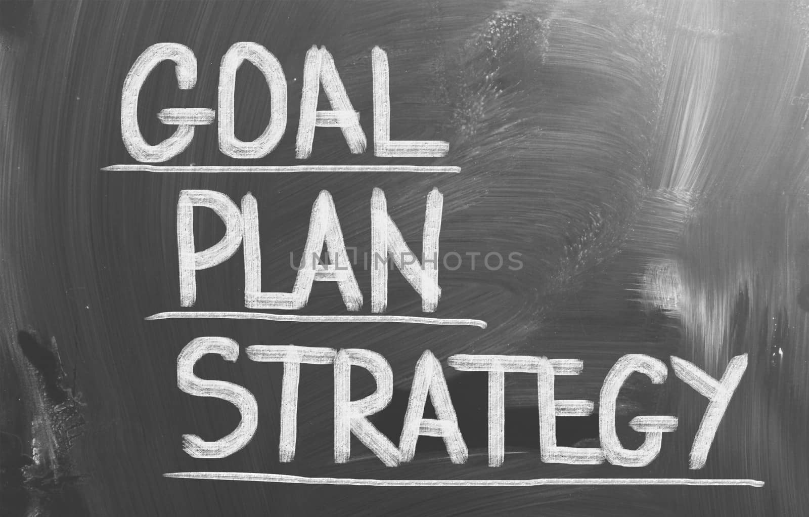 Plan Goal Strategy Concept