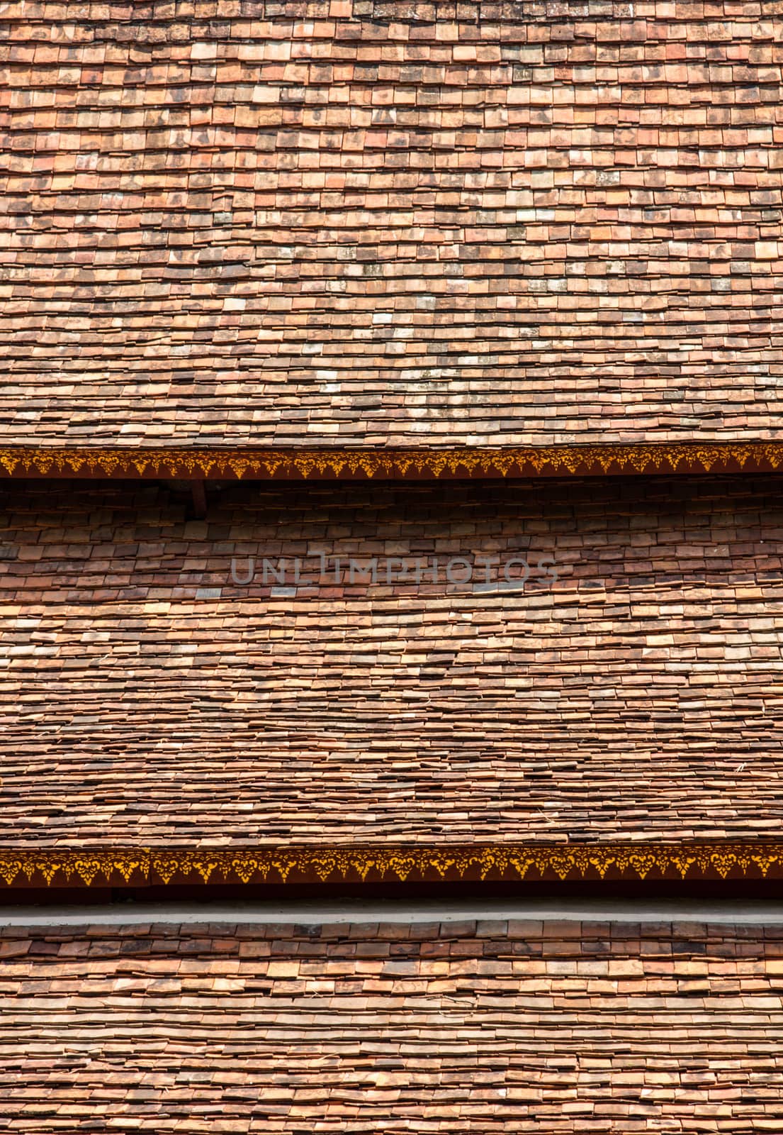 Traditional tiles roof Asia style