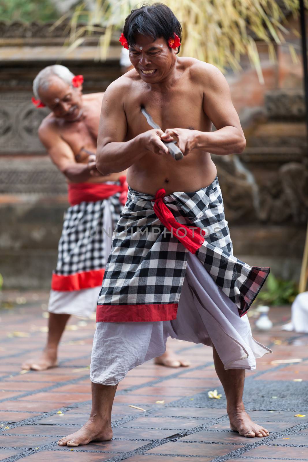 Barong and Kris Dance perform, Bali, Indonesia by iryna_rasko