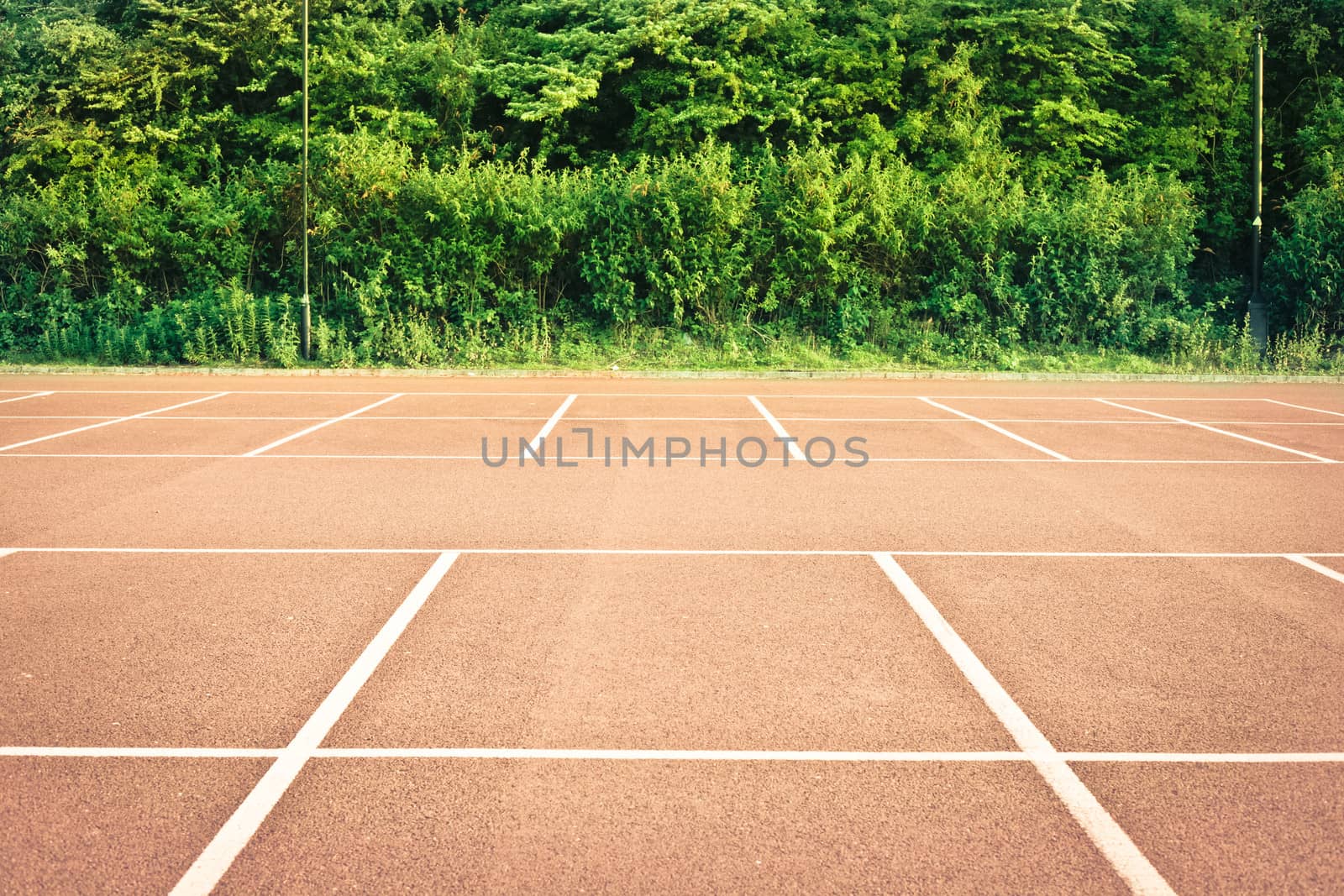 Outdoor car park