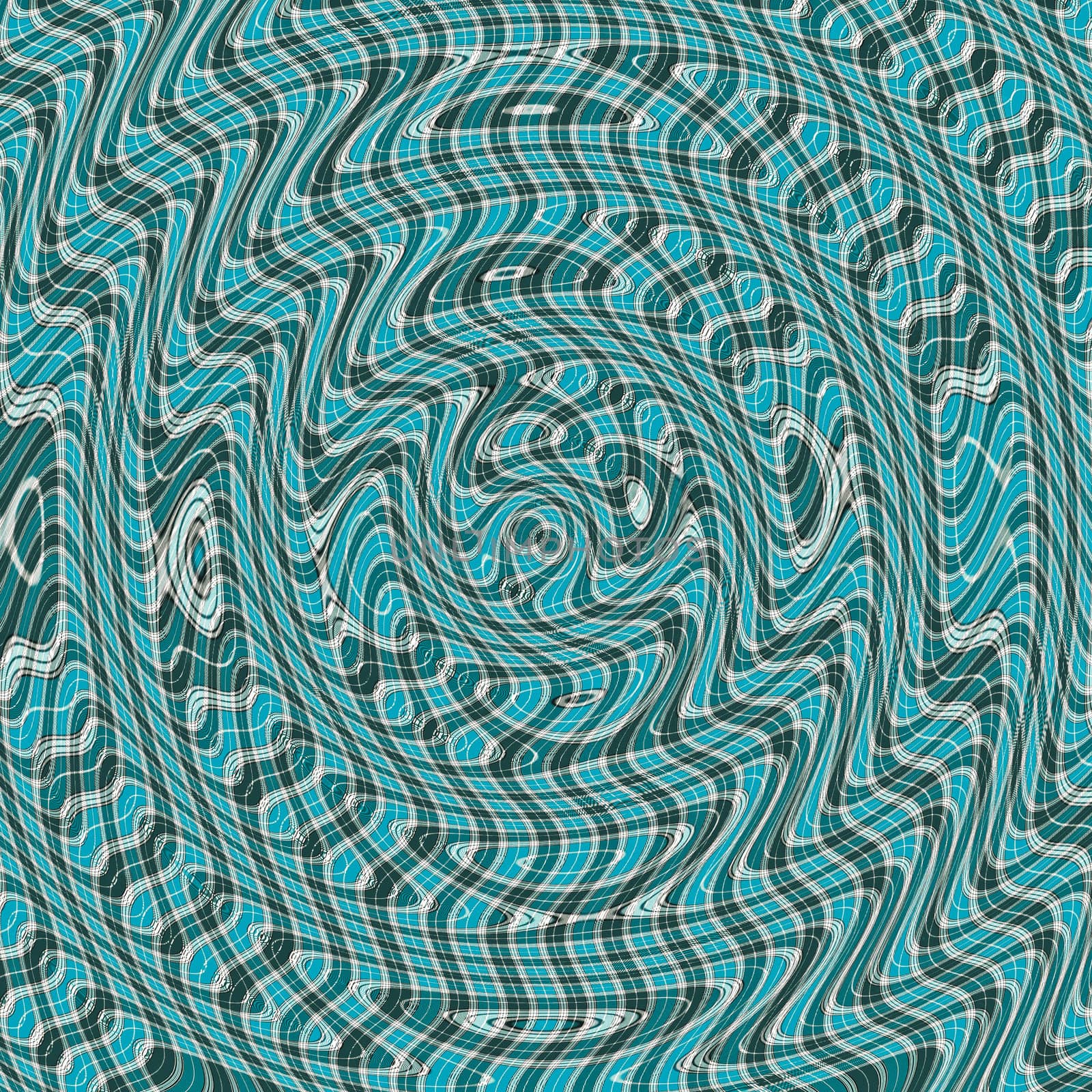 Warped illustration of colorful tartan fabric as a background image