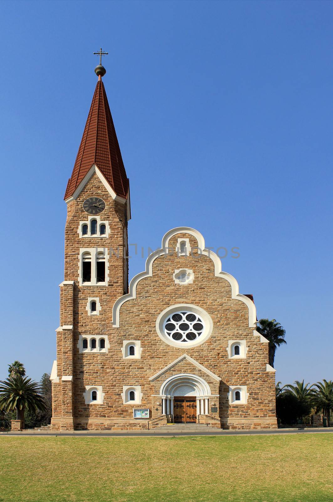 Christuskirche, famous Lutheran church landmark in Windhoek by ptxgarfield