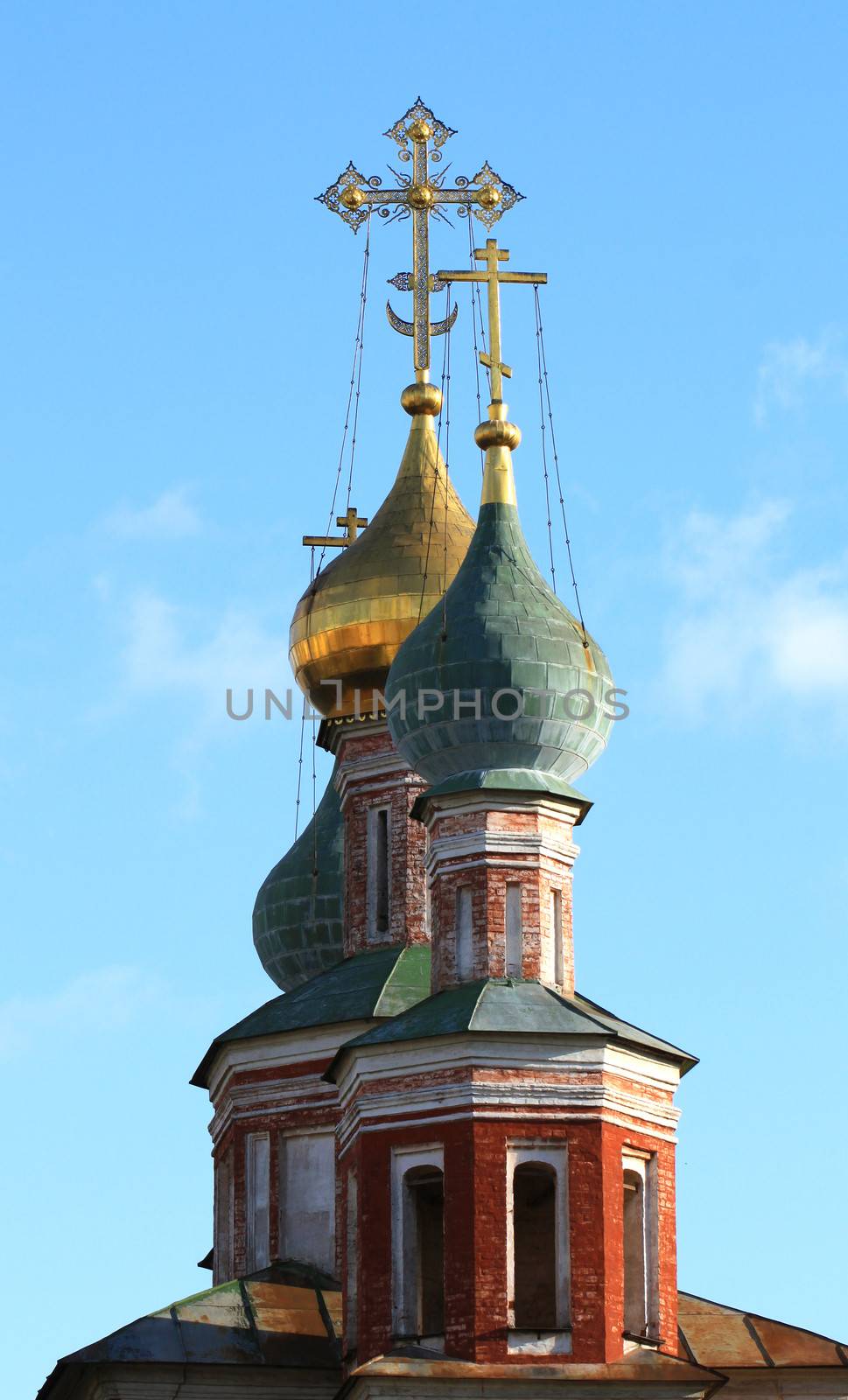 The Gate Church of the Intercession of Novodevichy Convent in Moscow