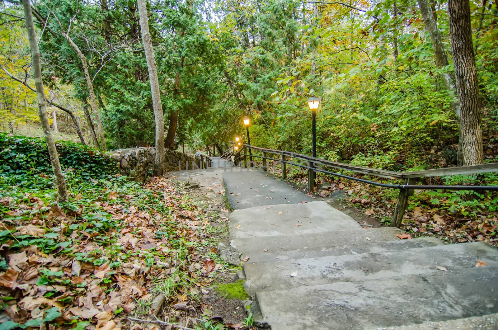 walkway leading to natural bridge virginia