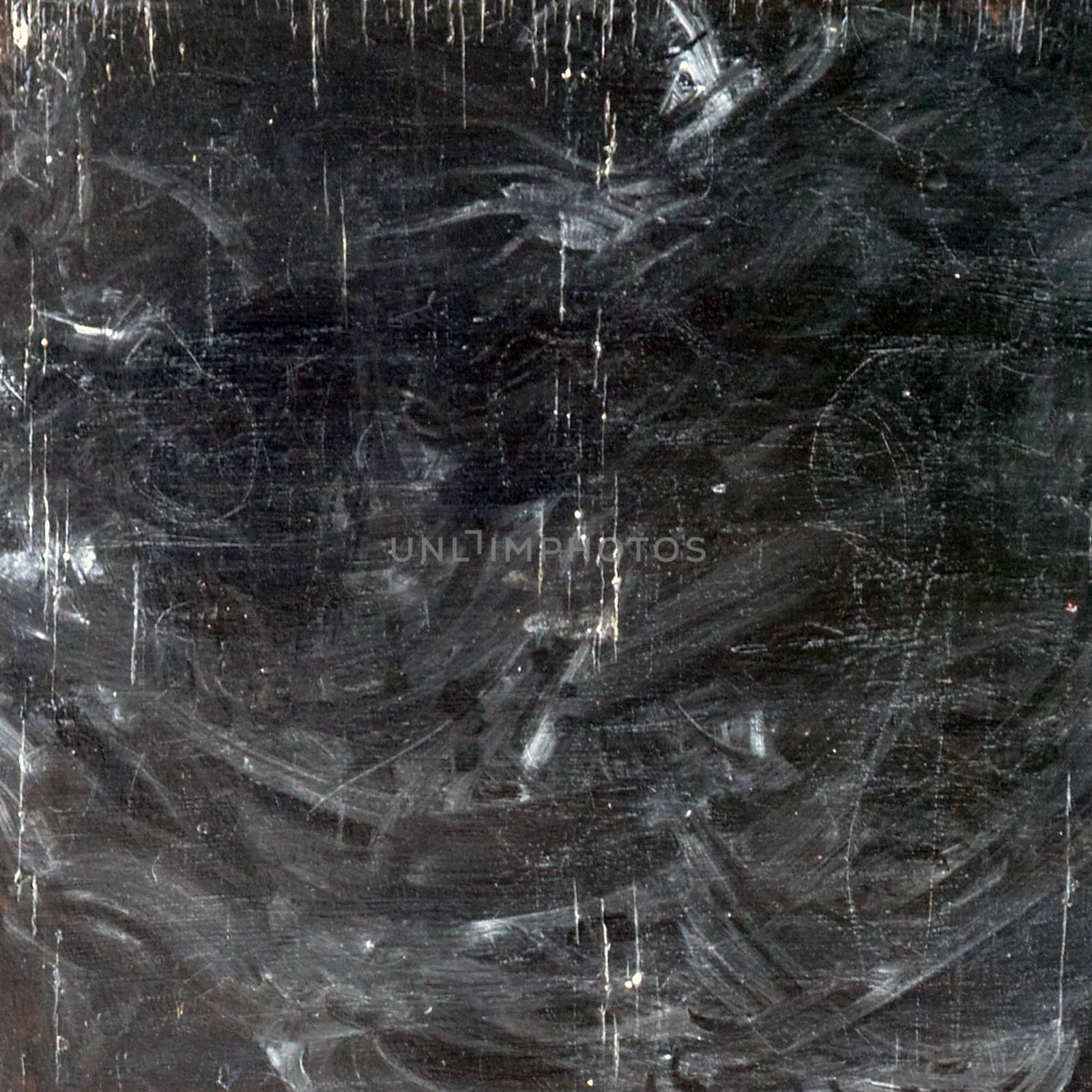 school chalk board with chalk stains