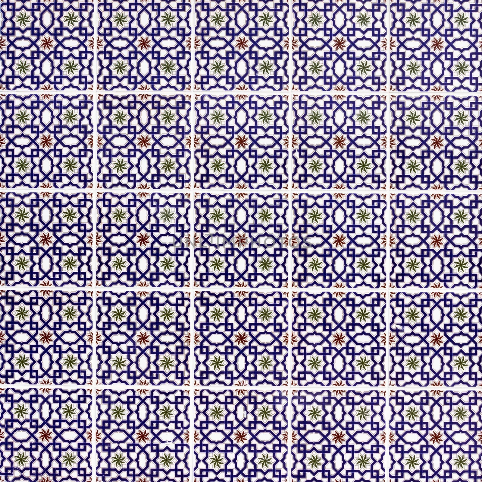 ornamental tiles wall background image
