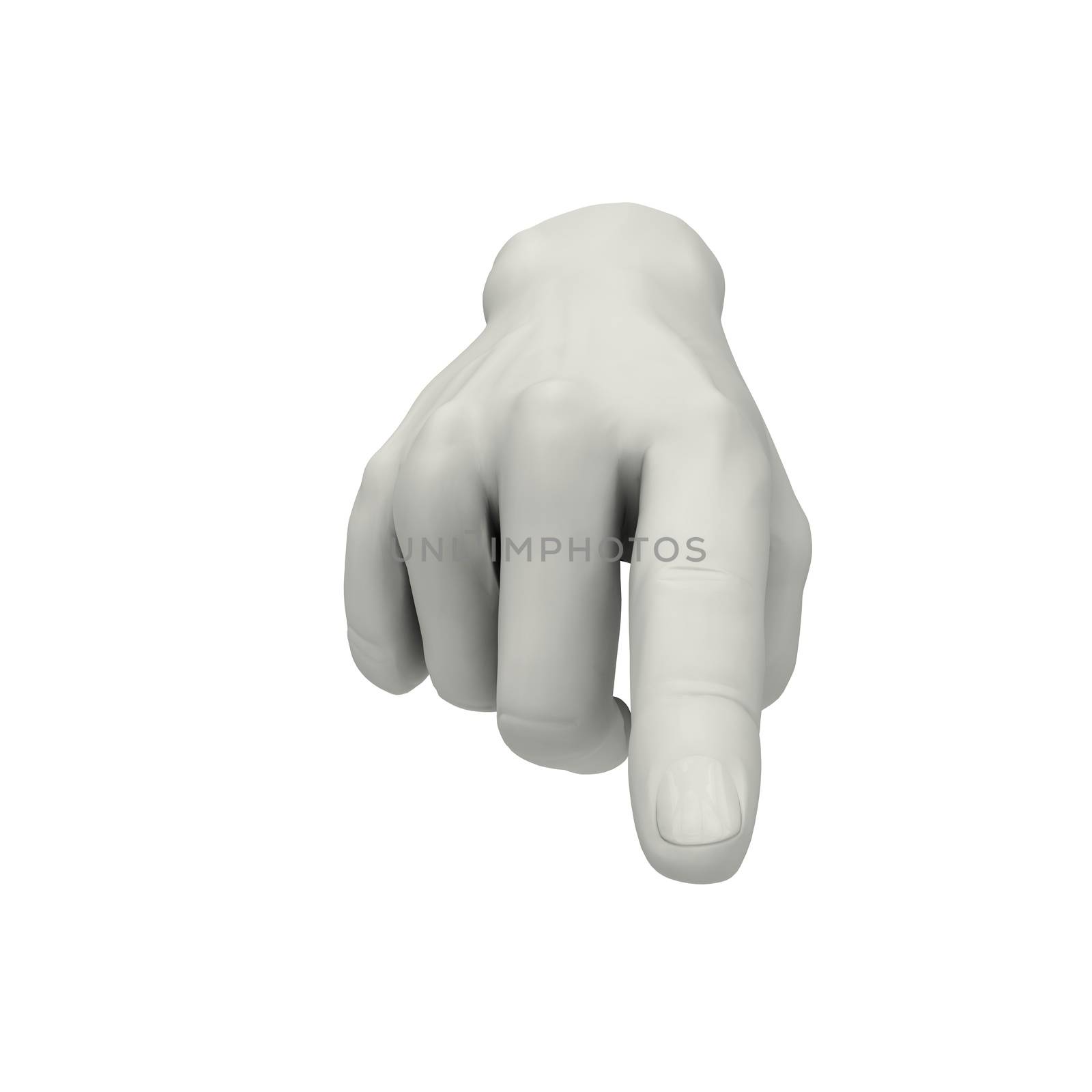 Hand sign 1 by 3DAgentur