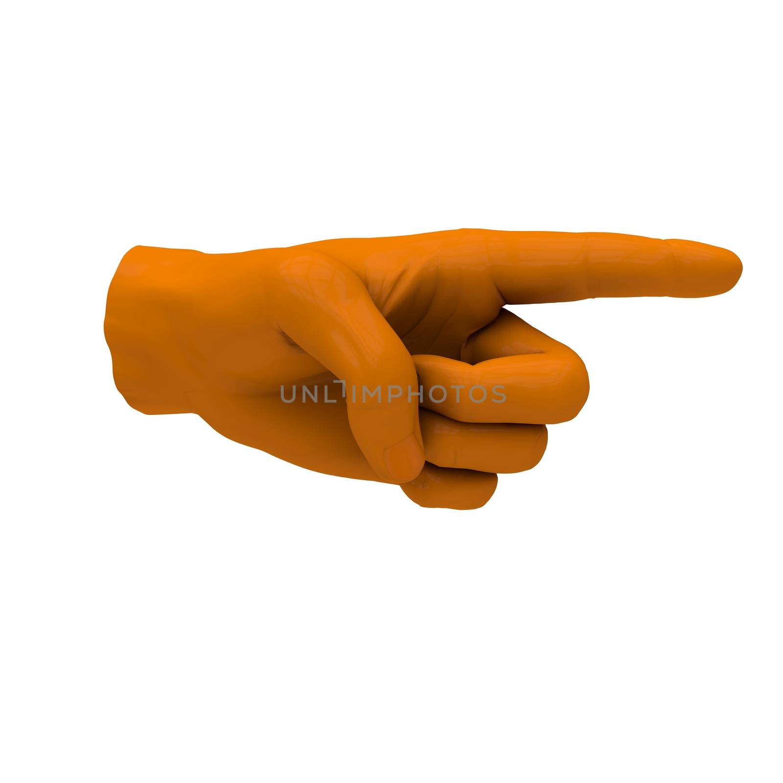 Hand sign 6 by 3DAgentur