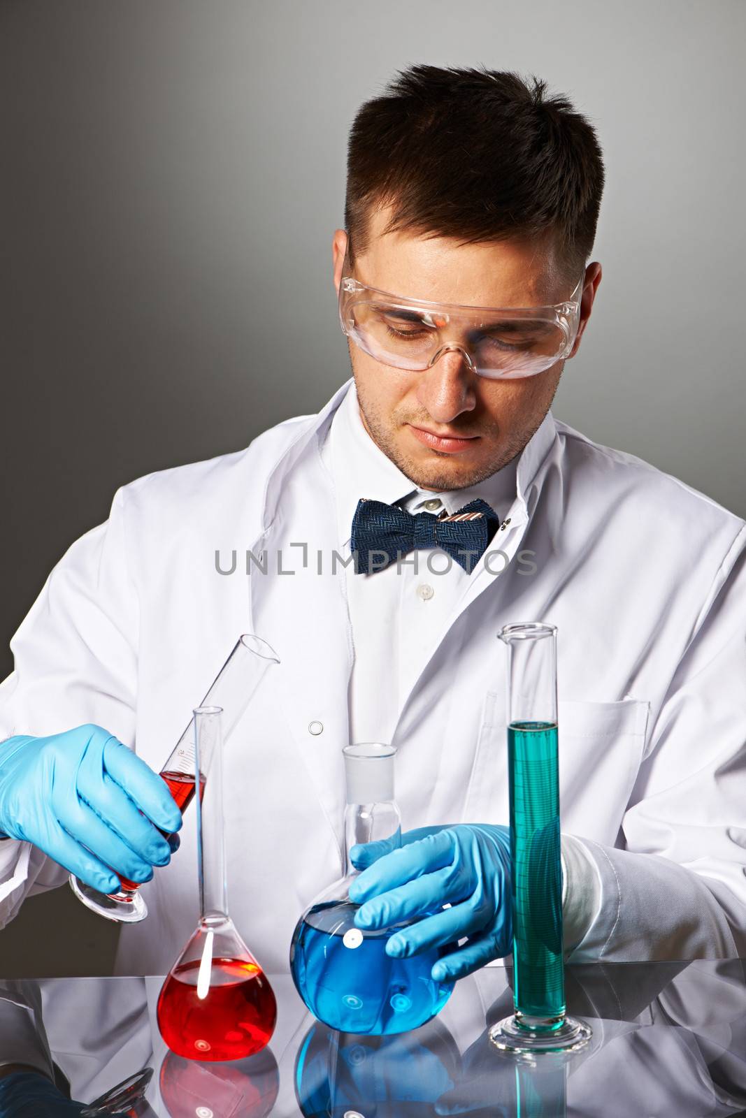 Scientist at laboratory by haveseen