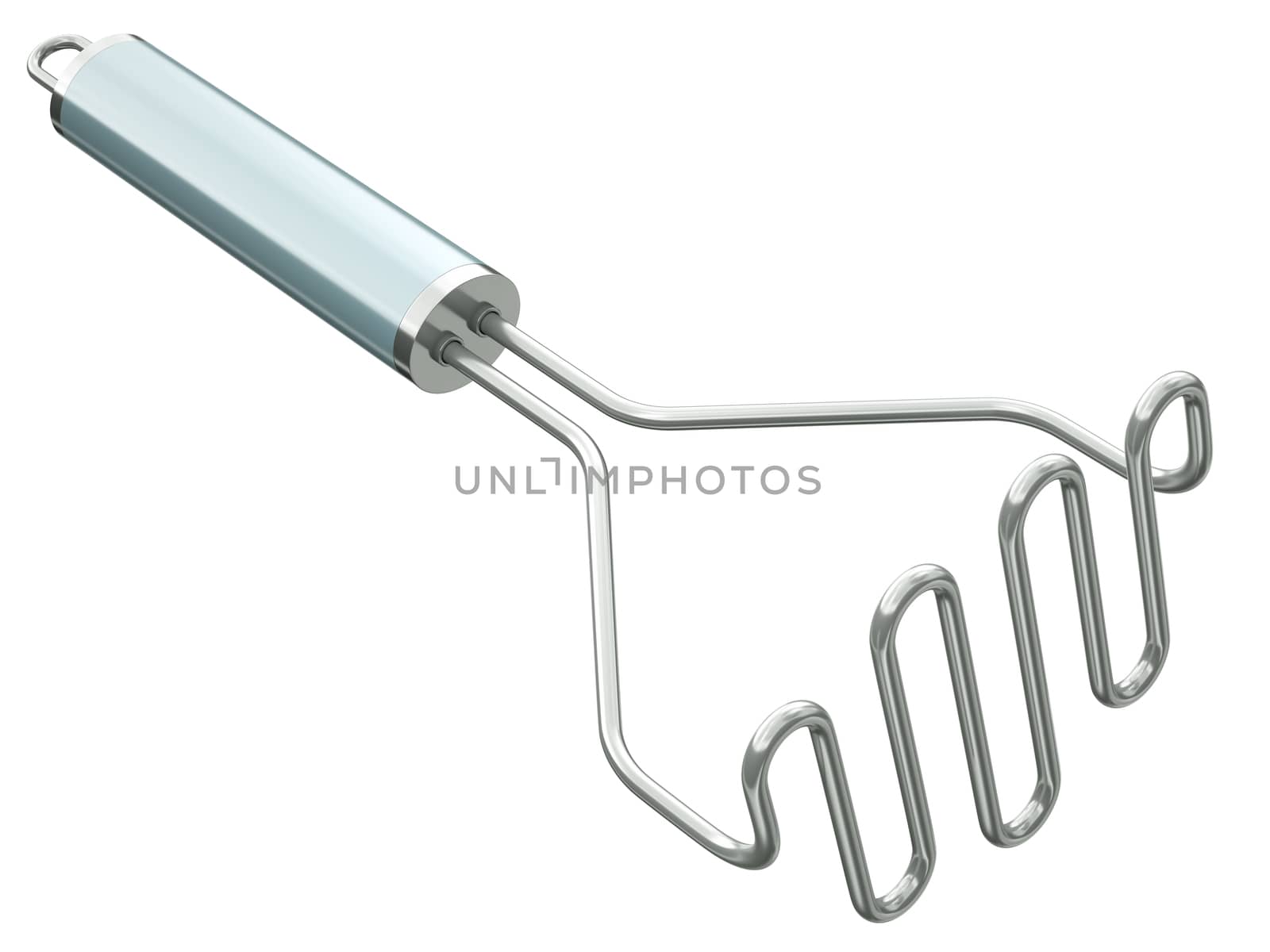 Potato masher isolated on a white background. 3D render.