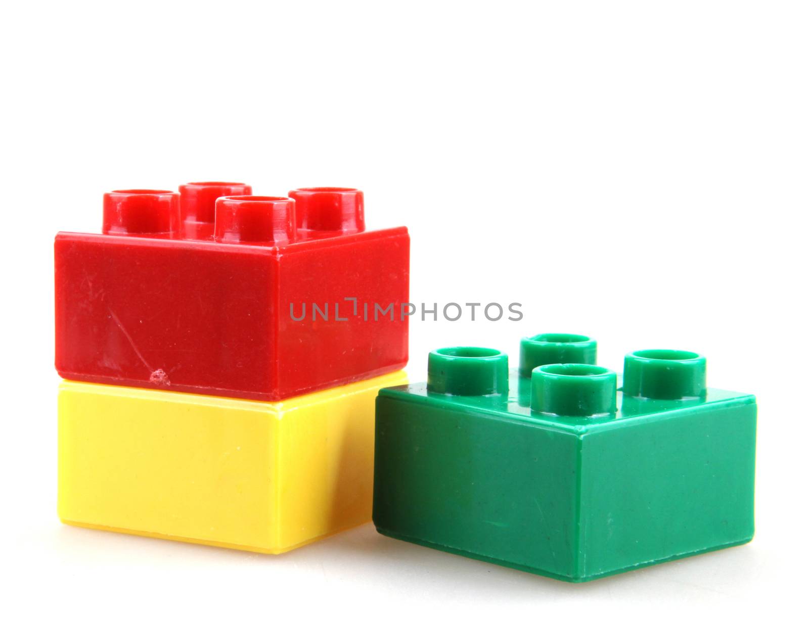 Building Blocks Isolated On White