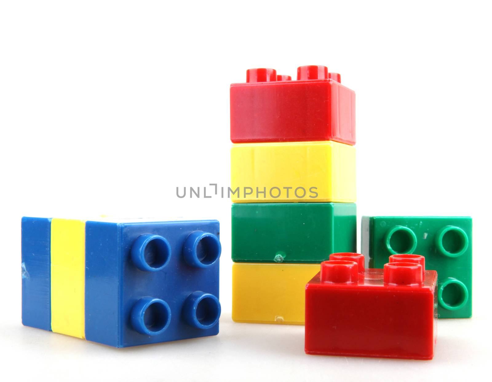 Building Blocks Isolated On White