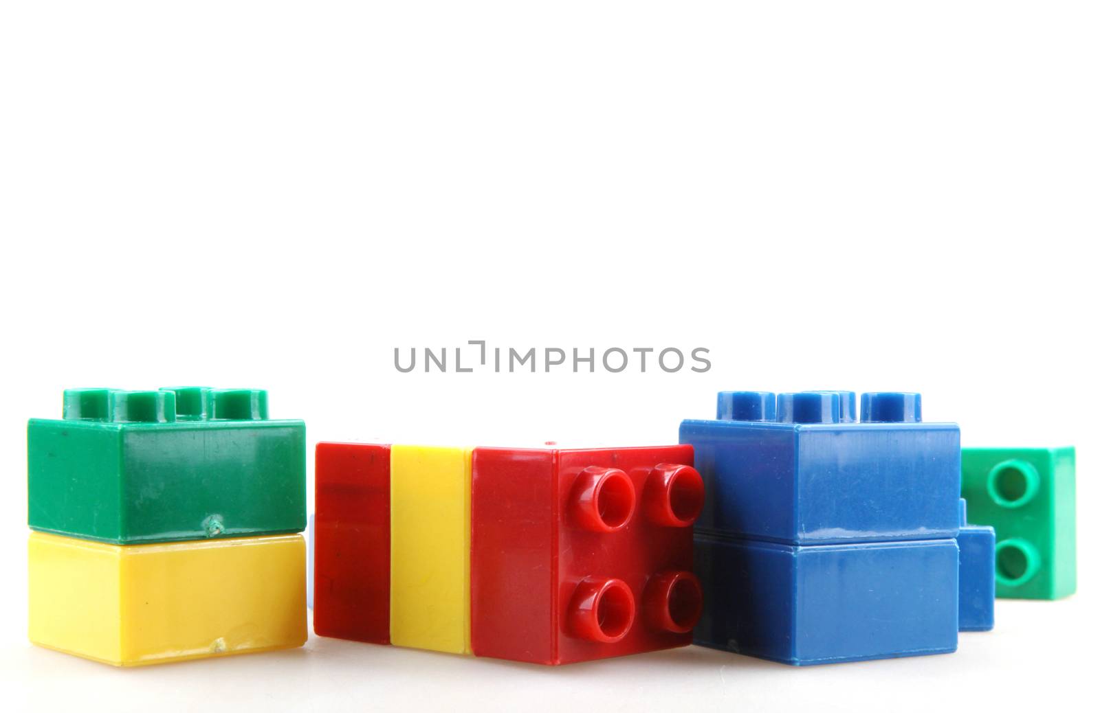 Building Blocks Isolated On White