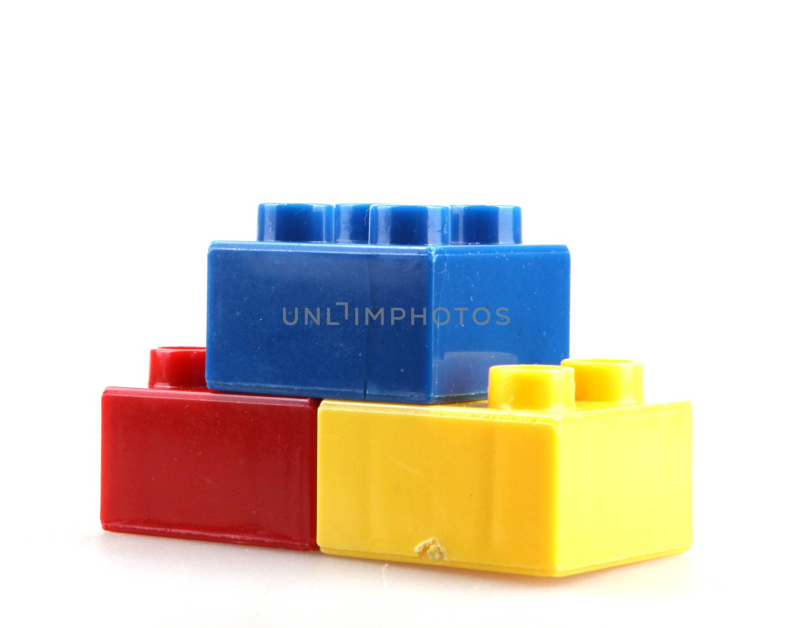 Building Blocks Isolated On White