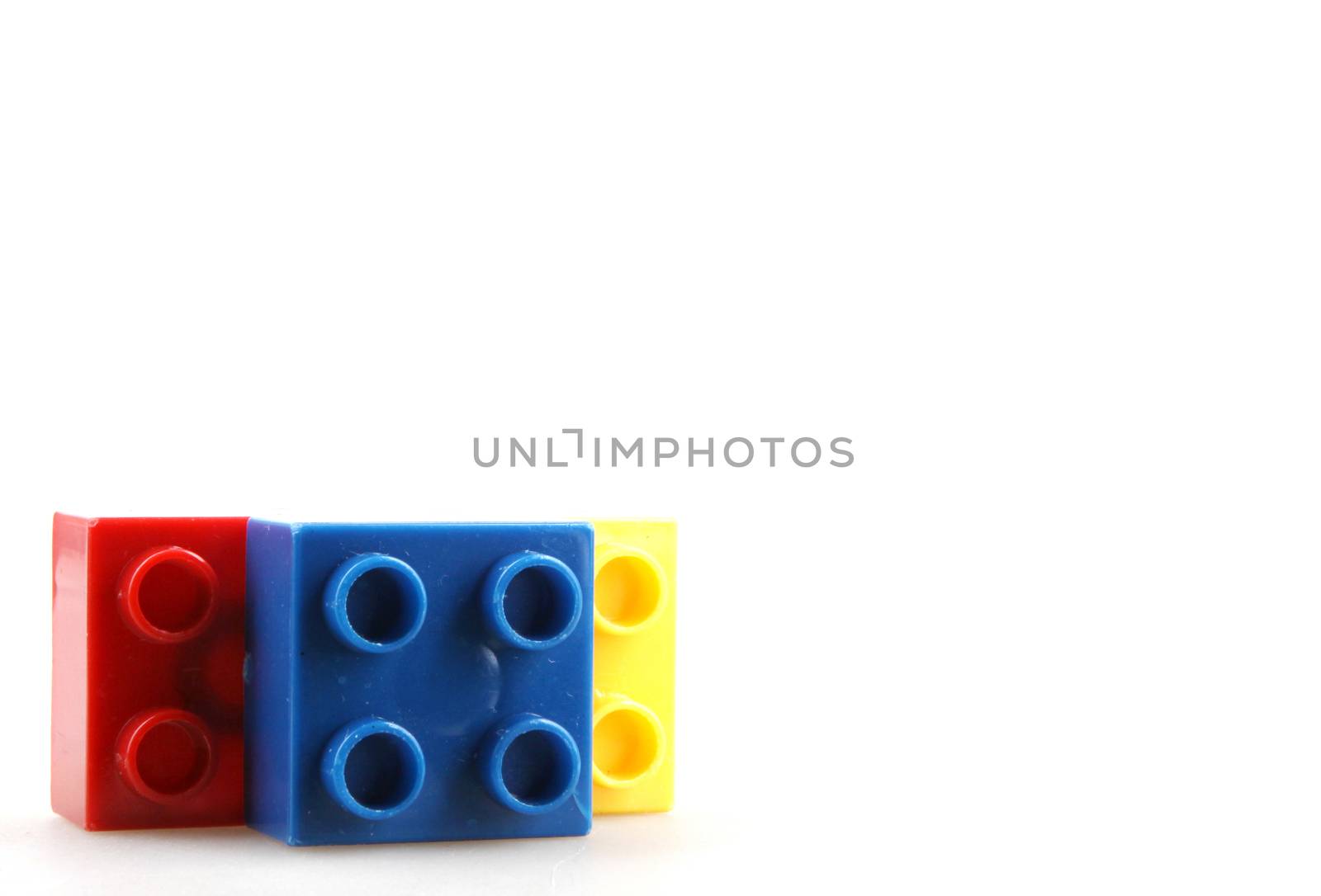 Building Blocks Isolated On White