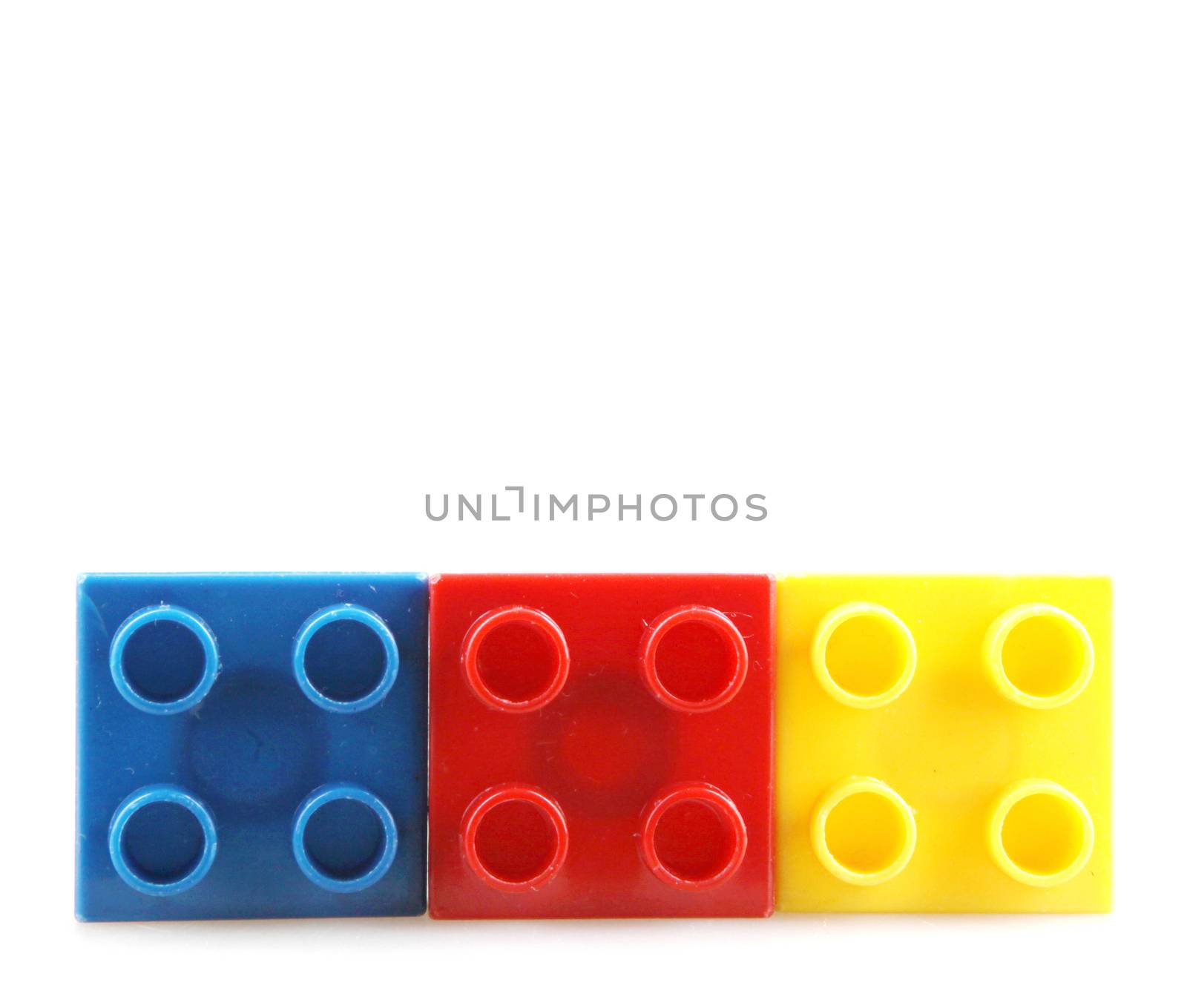 Building Blocks Isolated On White