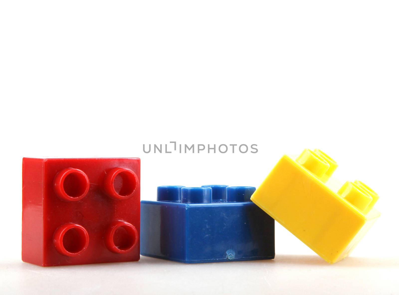Building Blocks Isolated On White
