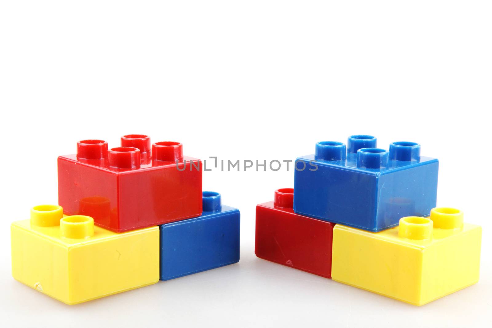 Building Blocks Isolated On White