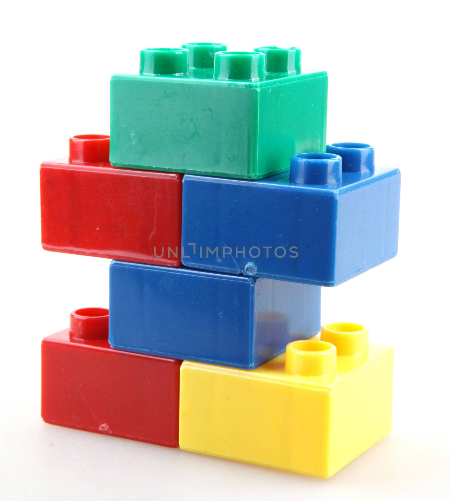 Building Blocks Isolated On White