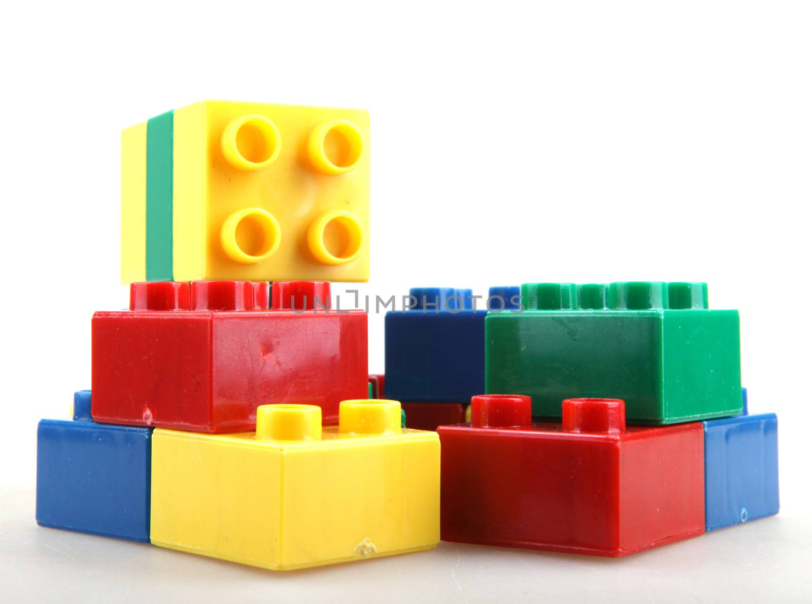 Building Blocks Isolated On White