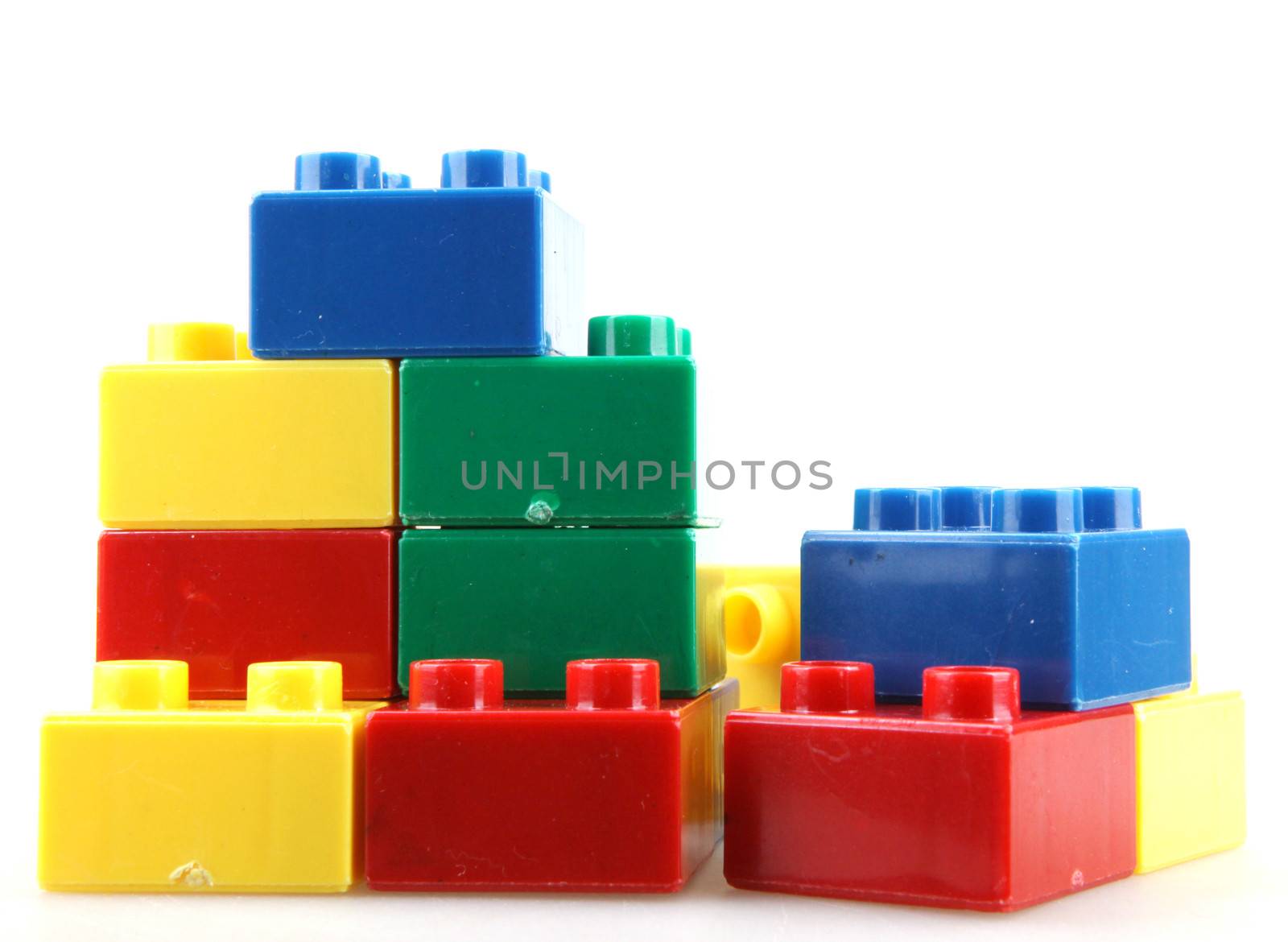 Building Blocks Isolated On White