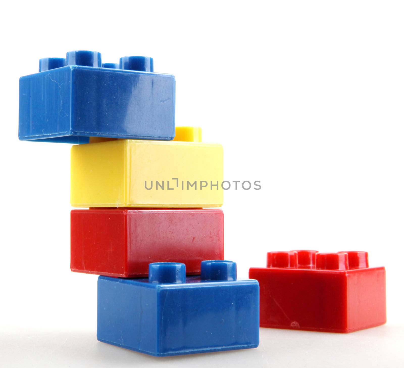 Building Blocks Isolated On White