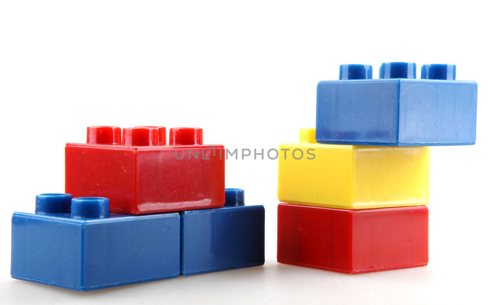 Building Blocks Isolated On White