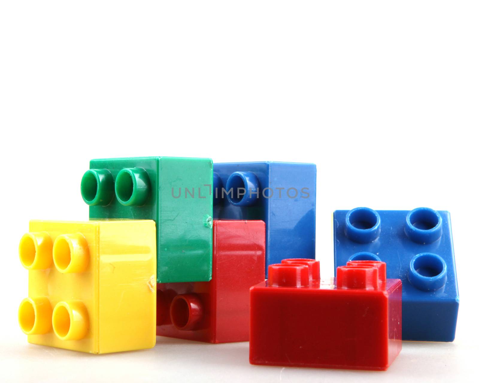 Building Blocks Isolated On White