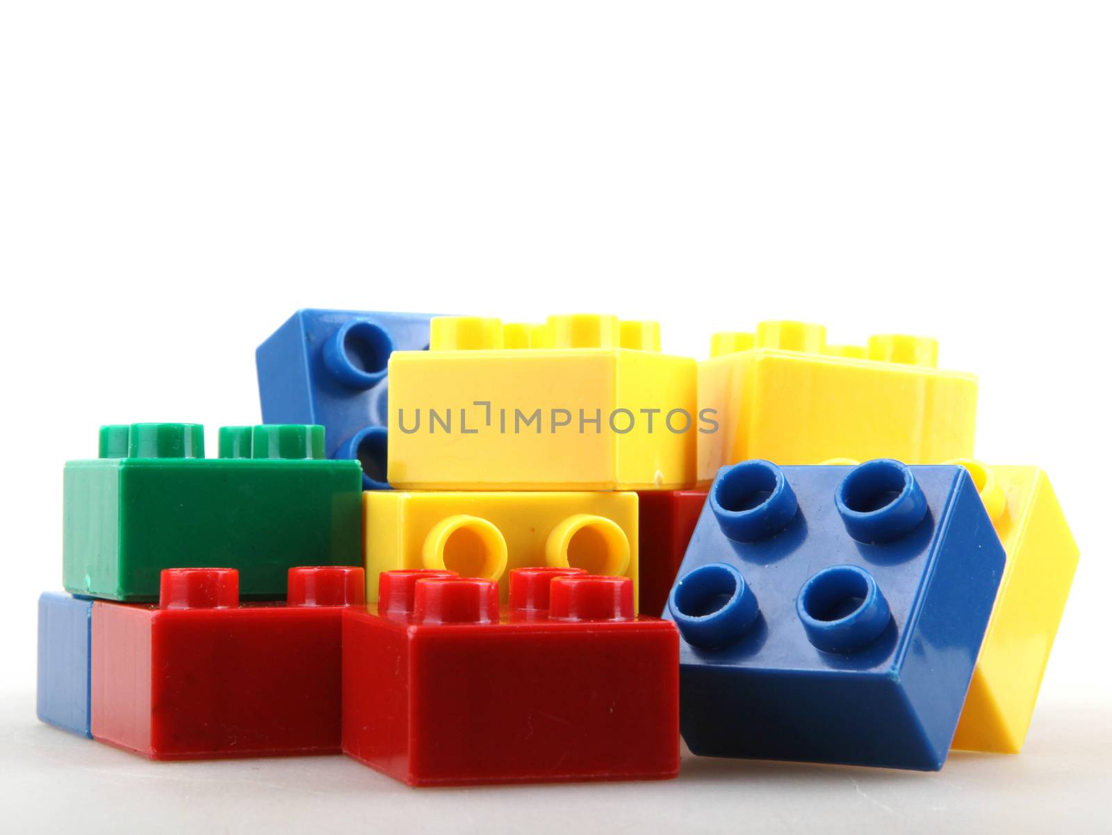 Building Blocks Isolated On White