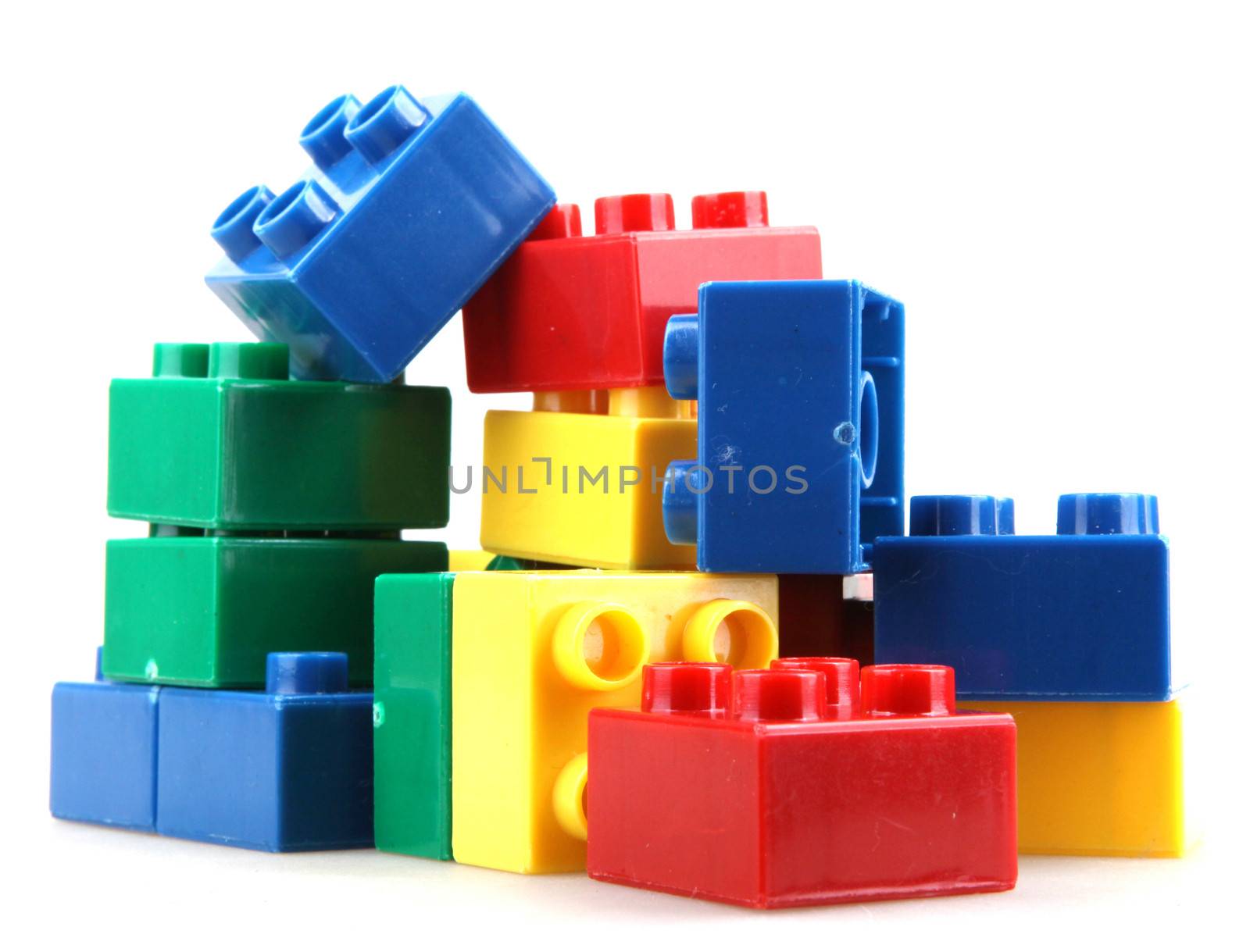 Building Blocks Isolated On White