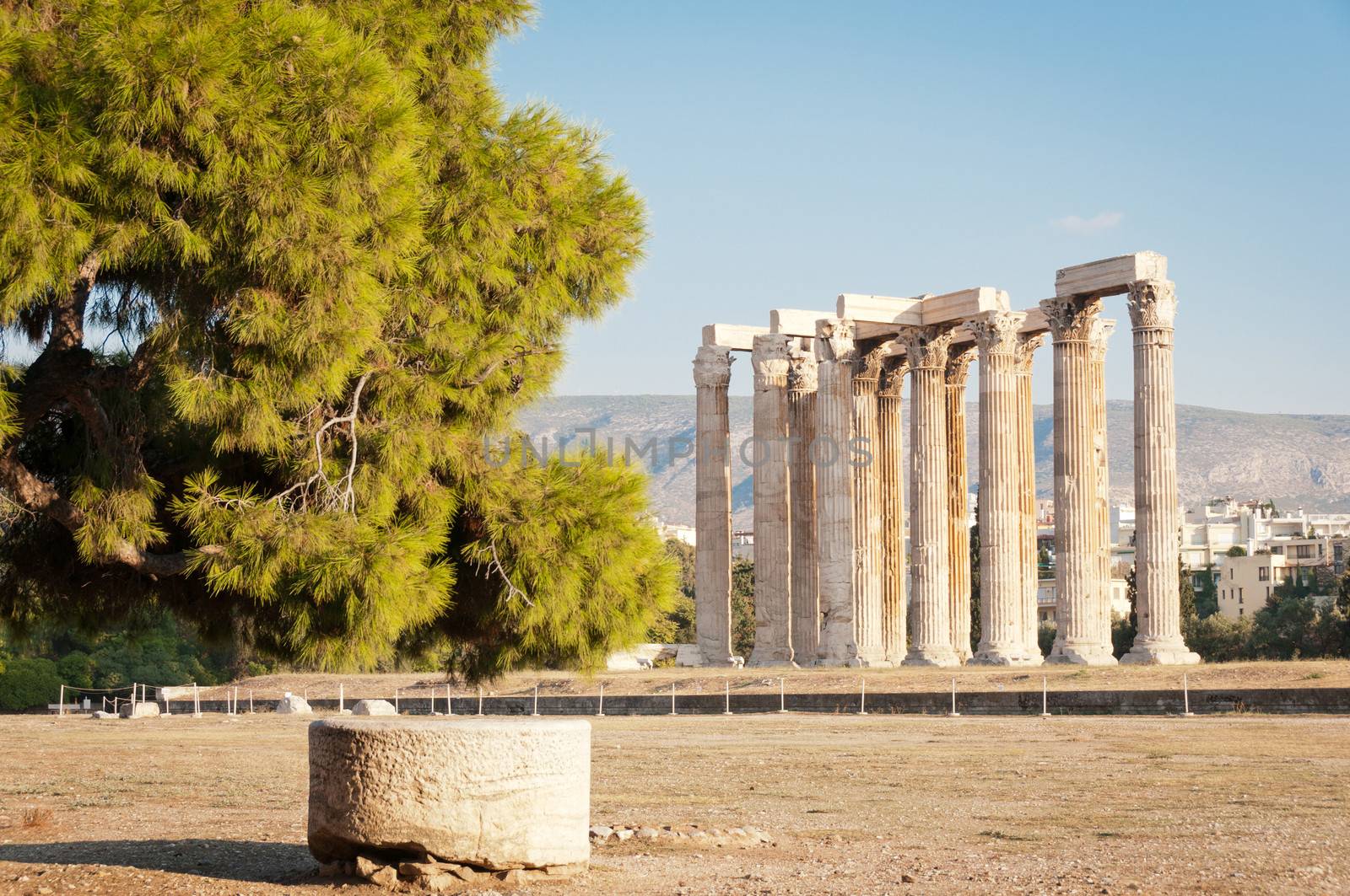 Temple of Olimpian Zeus, Athens, Greece by iryna_rasko