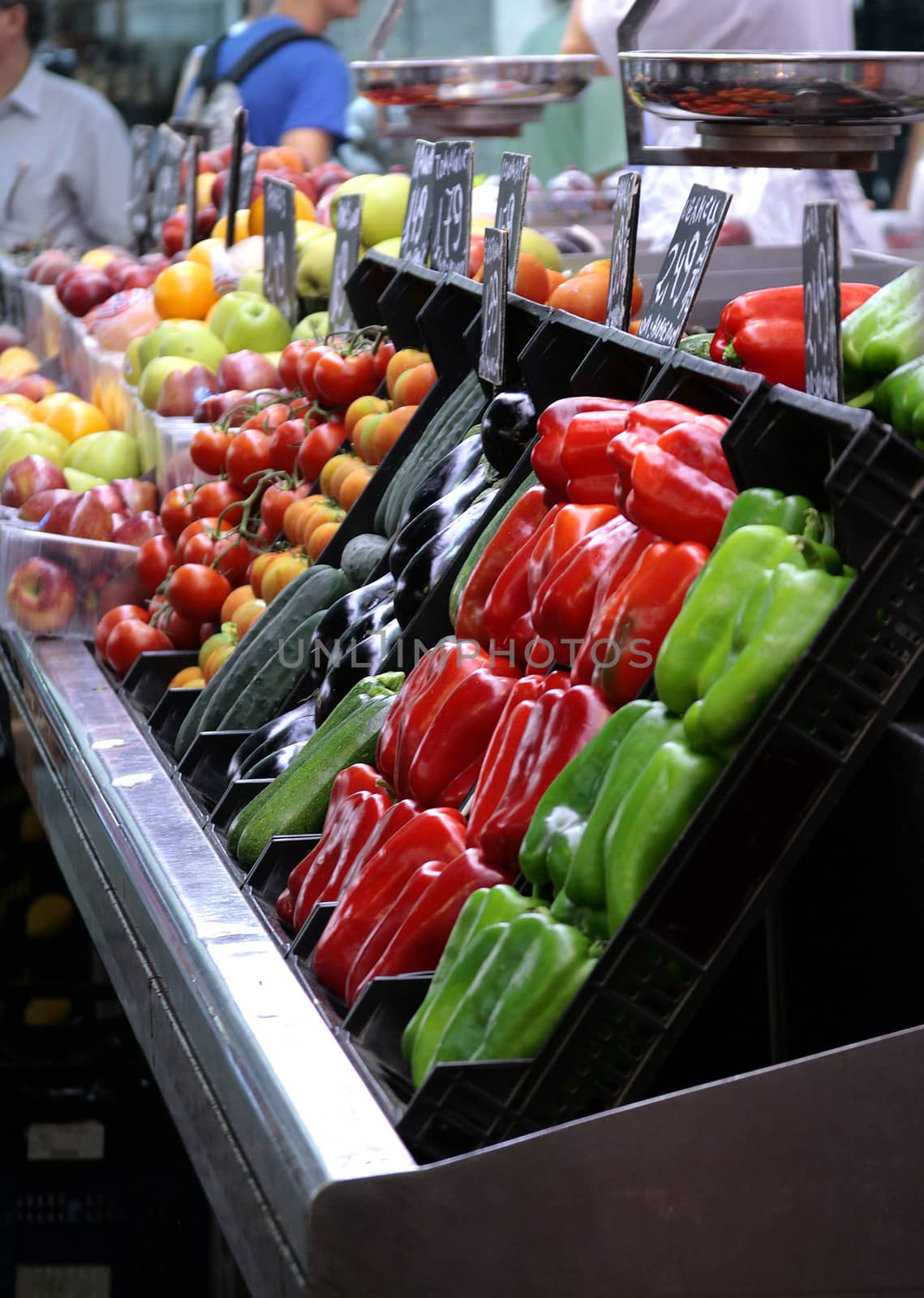 Vegetables at the market by cristiaciobanu