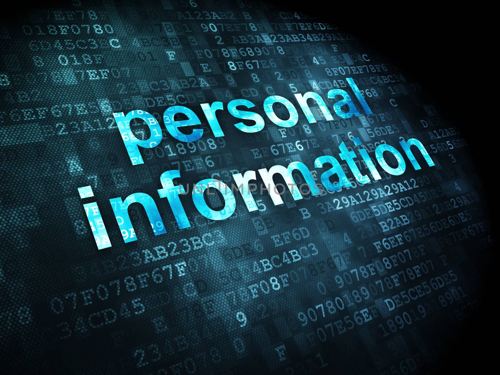 Safety concept: Personal Information on digital background by maxkabakov