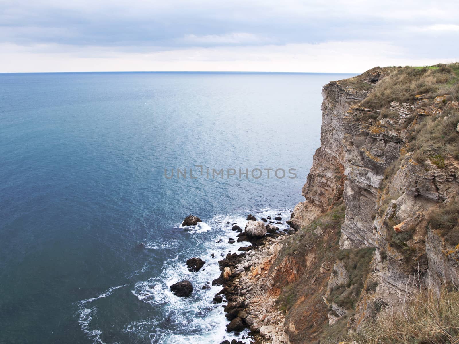 Sea and Rocks at Cape Kaliakra, Bulgaria