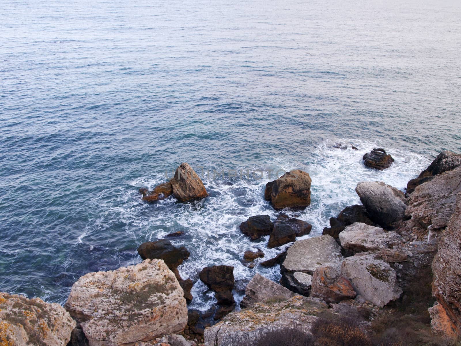 Photo of the Sea and Rocks