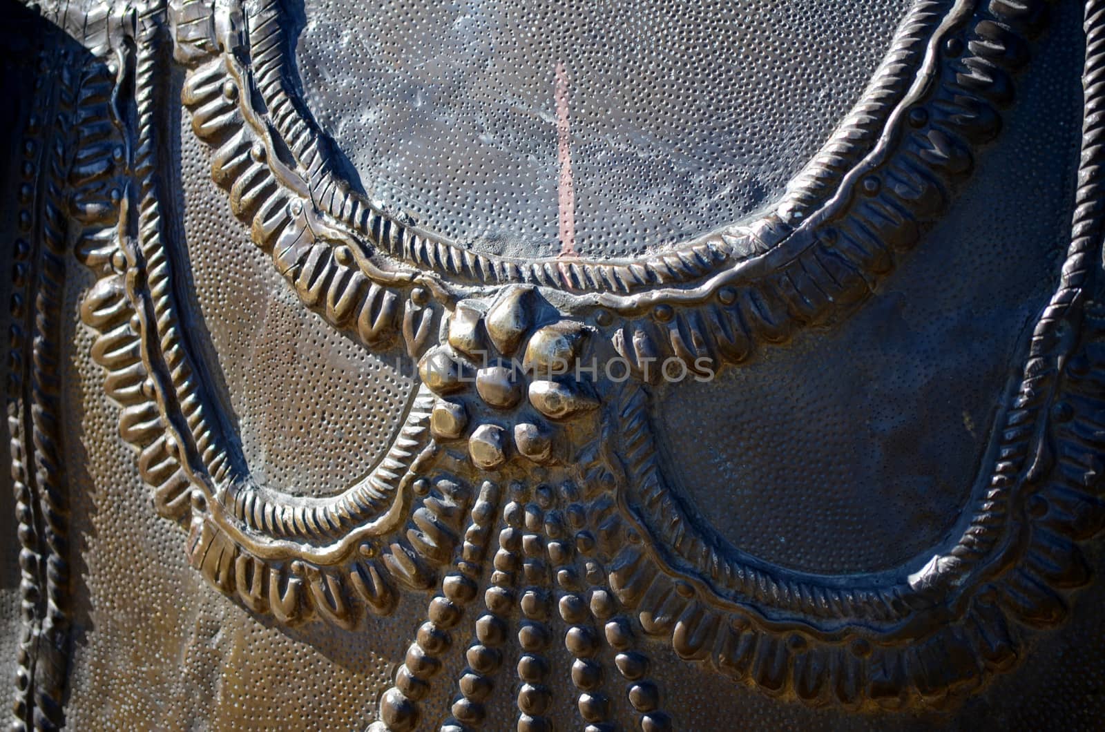 decorative metal  detail 